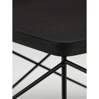 Occasional Table LTR Bedside Table/Side Table Dark Oak/ Black