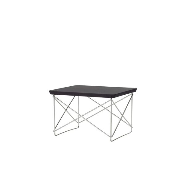 Occasional Table LTR Bedside Table/Side Table Dark Oak/Stainless Steel