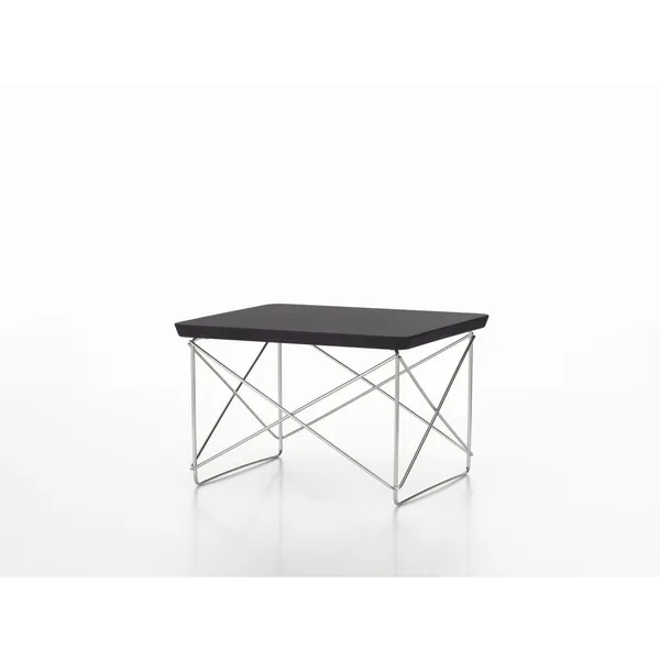 Occasional Table LTR Bedside Table/Side Table Dark Oak/Stainless Steel