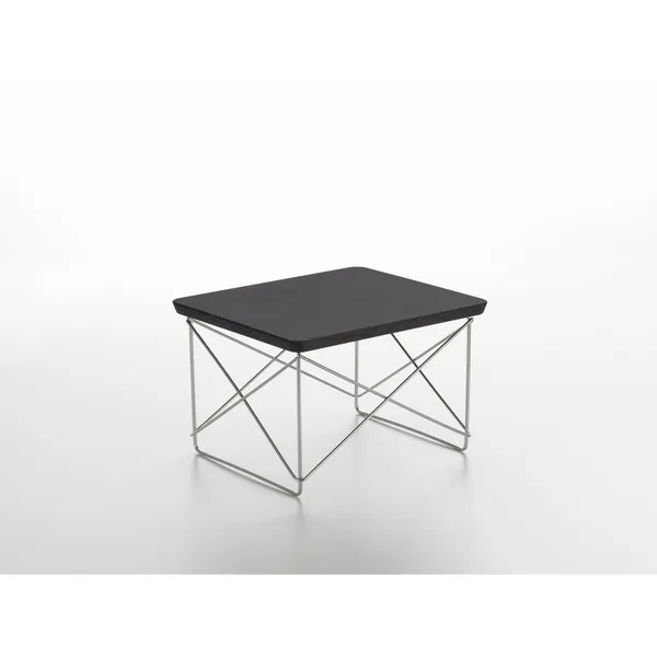 Occasional Table LTR Bedside Table/Side Table Dark Oak/Stainless Steel