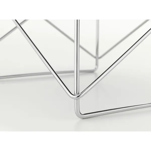 Occasional Table LTR Bedside Table/Side Table Dark Oak/Stainless Steel