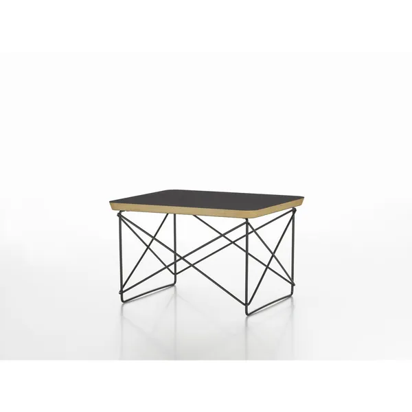 Occasional Table LTR Bedside Table/Side Table Black Laminate/ Black