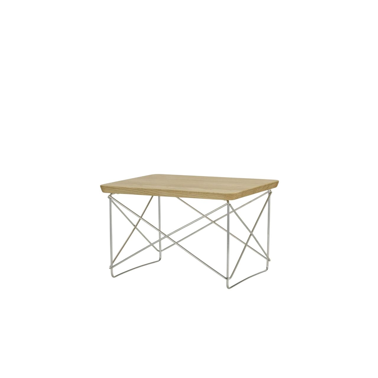 Occasional Table LTR Nattbord/Sidebord Naturlig kastanje/Rustfritt stål