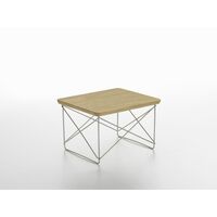 Table de chevet/table d'appoint Occasional Table LTR Châtaignier naturel/Acier inoxydable