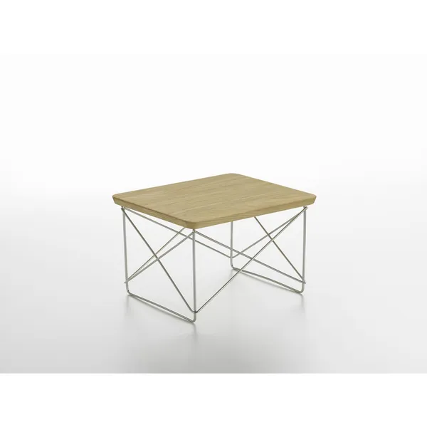 Occasional Table LTR Bedside Table/Side Table Natural Chestnut/Stainless Steel