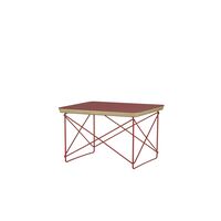 Occasional Table LTR Bedside Table/Side Table Dark Brick/Eames Classic Red