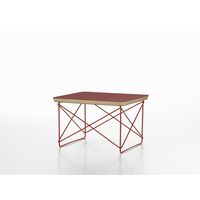 Occasional Table LTR Bedside Table/Side Table Dark Brick/Eames Classic Red