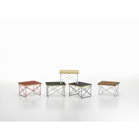 Occasional Table LTR Bedside Table/Side Table Dark Brick/Eames Classic Red
