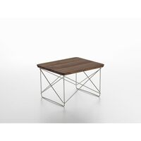 Occasional Table LTR Bedside Table/Side Table Dark Walnut/Stainless Steel
