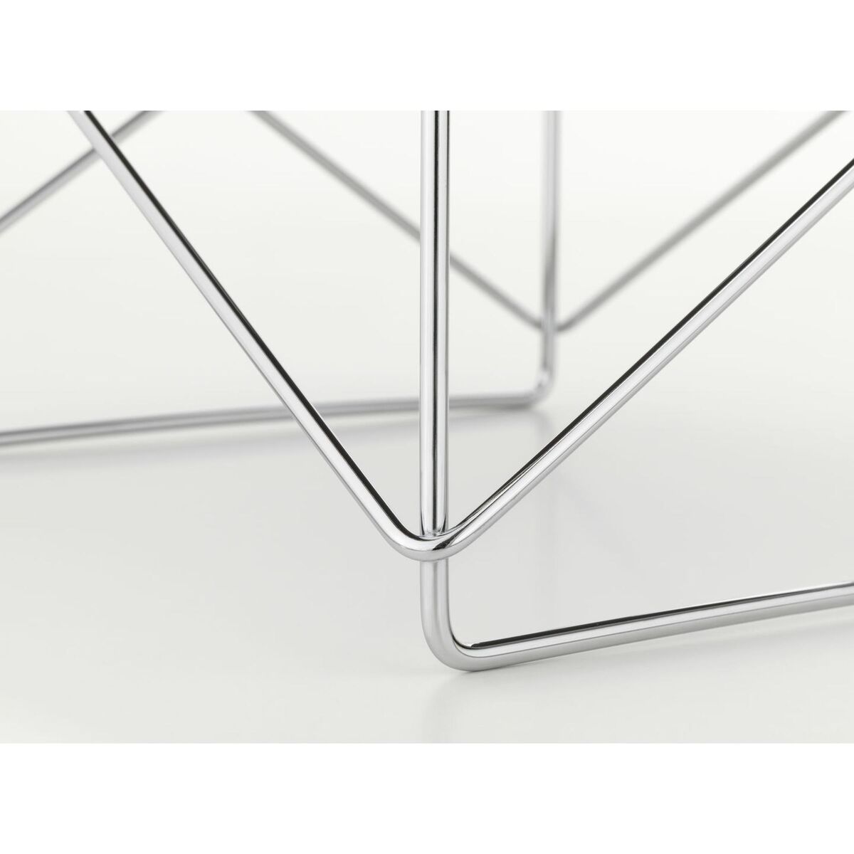 Occasional Table LTR Bedside Table/Side Table Dark Walnut/Stainless Steel