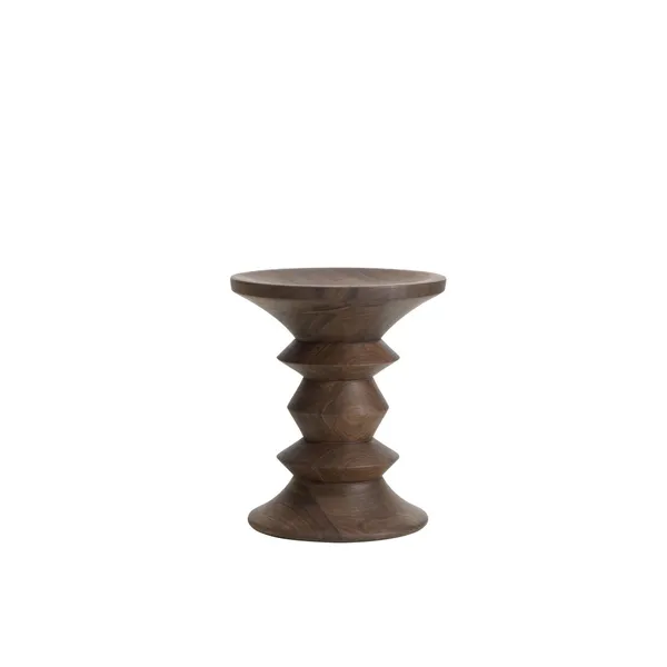 Eames Stool Model A Stool Dark Walnut