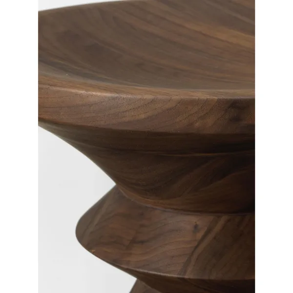 Eames Stool Model A Stool Dark Walnut