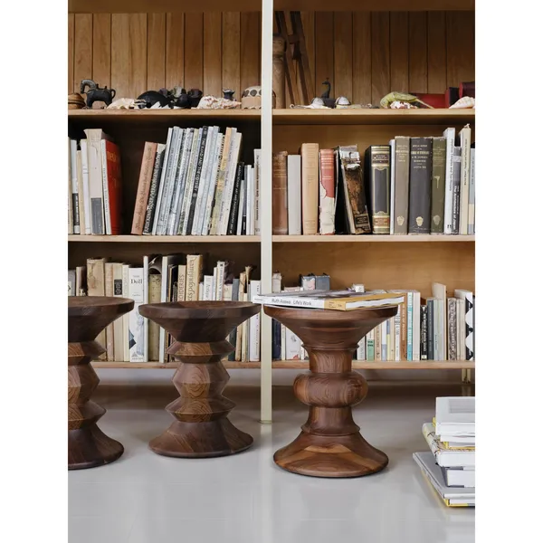 Eames Stool Model A Stool Dark Walnut