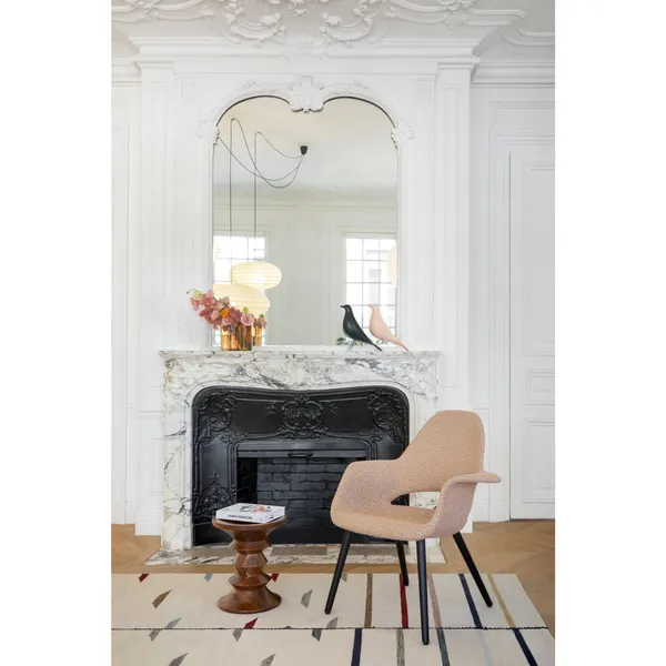 Eames Stool Model B Stool Dark Walnut
