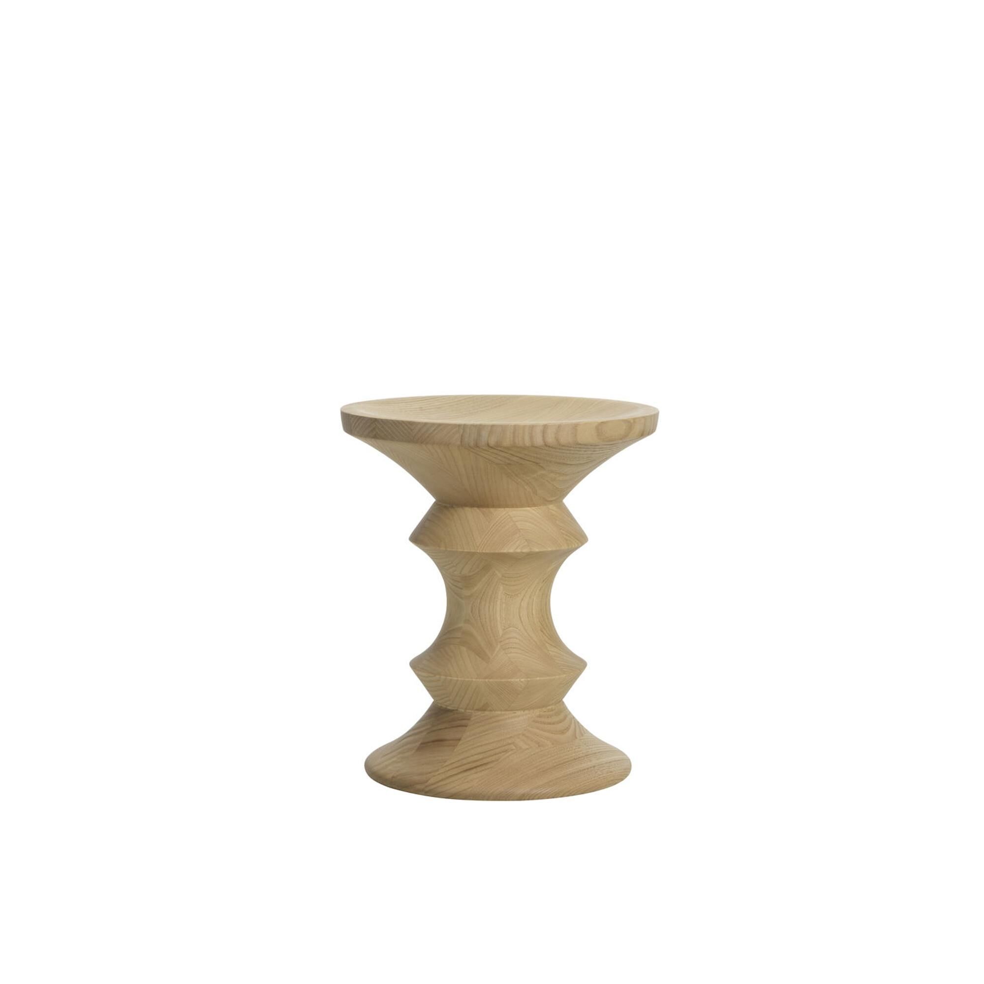 Eames Stool Model C Skammel Natural Kastanje