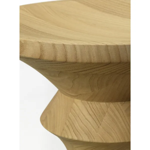 Eames Stool Model C Stool Natural Chestnut