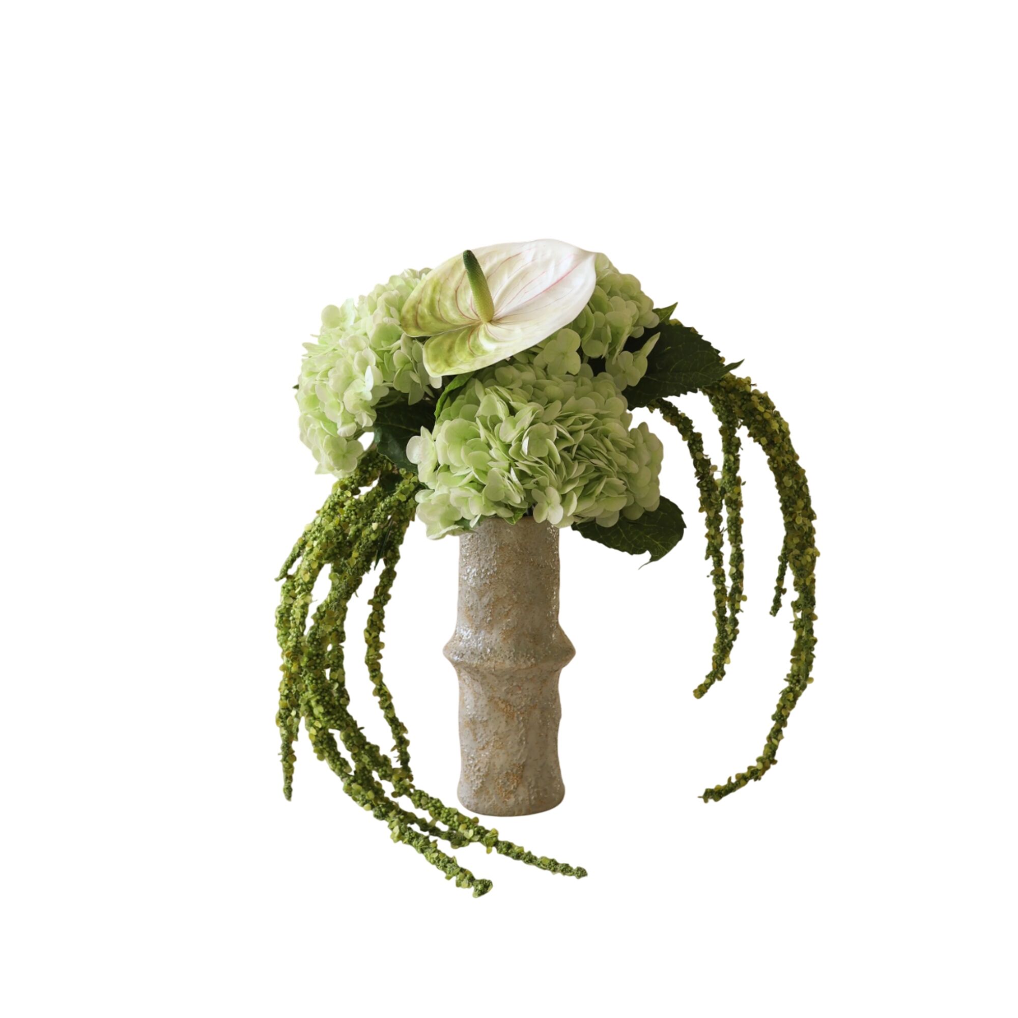 Bouquet Dewdrop Symphony Vert/ Blanc