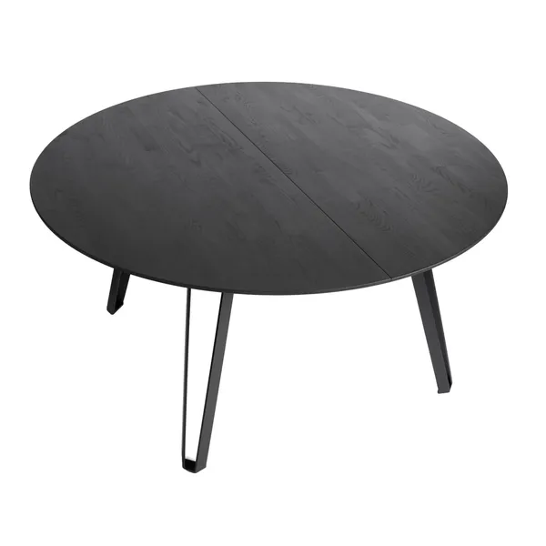 Space Dining Table Ø150 Woca Black