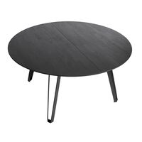 Space Dining Table Ø150 Woca Black