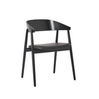 AC2 Esszimmerstuhl Schwarz Eiche/ Schwarz