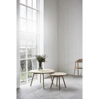C2 Coffee Table Ø80 White Pigmented Oak