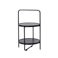 Mini-Tabletttisch Ø36 Schwarz