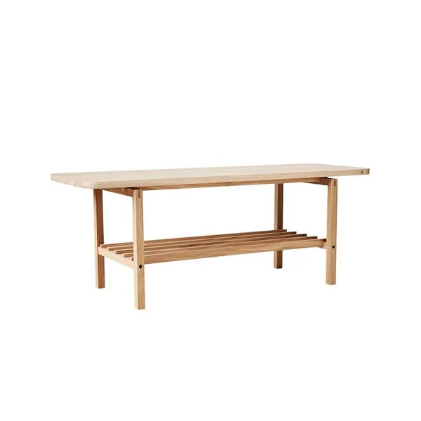 B3 Bench White Lacquered Oak
