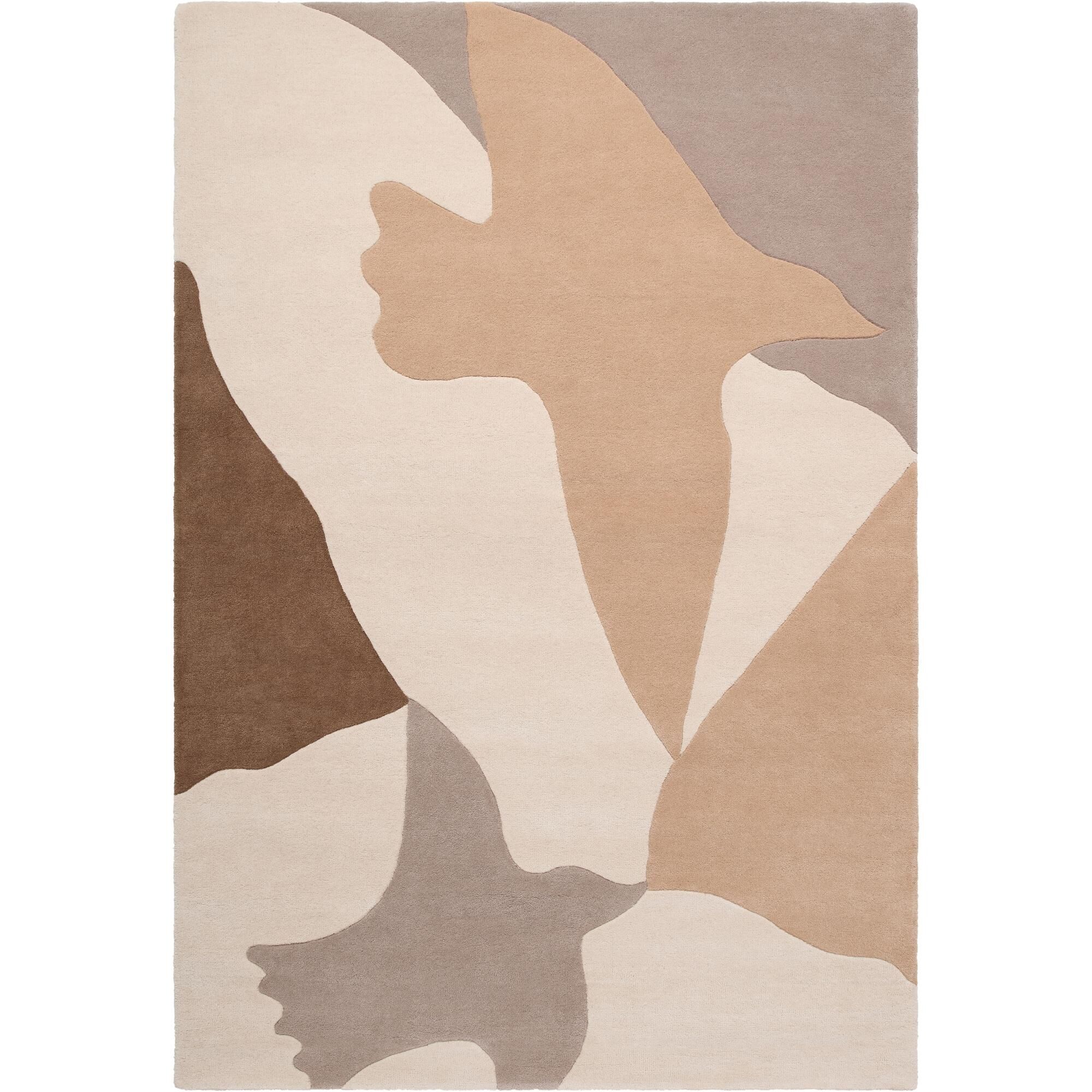 Bird Tapis 250x350 cm Beige