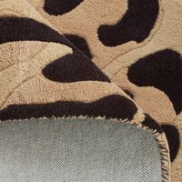 Leopard Teppich 180x270 cm Braun