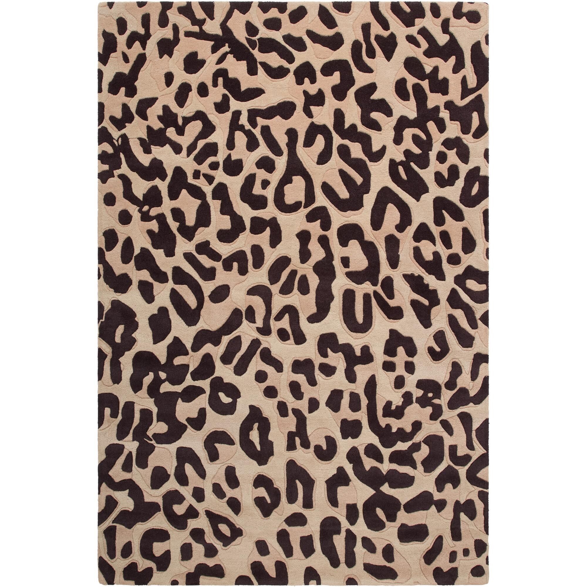 Leopard Tapis 250x350 cm Brun
