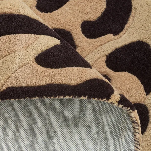 Leopard Tappeto 250x350 cm Marrone