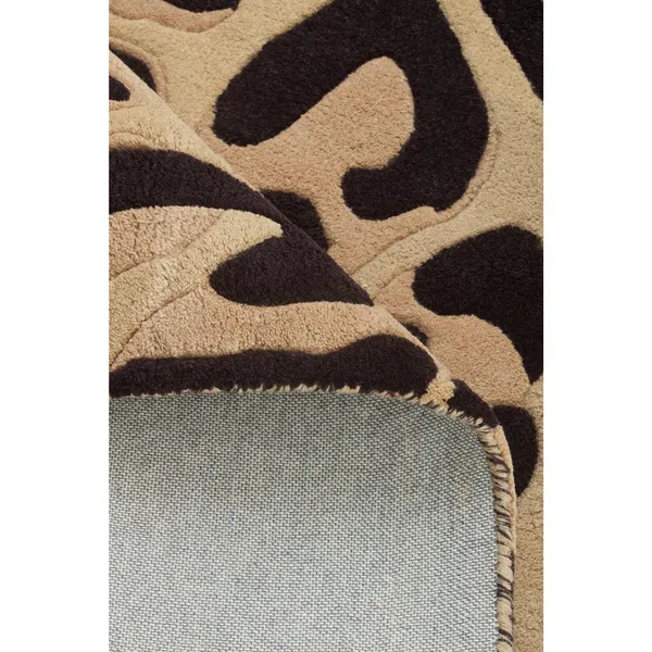 Leopard Tappeto 250x350 cm Marrone