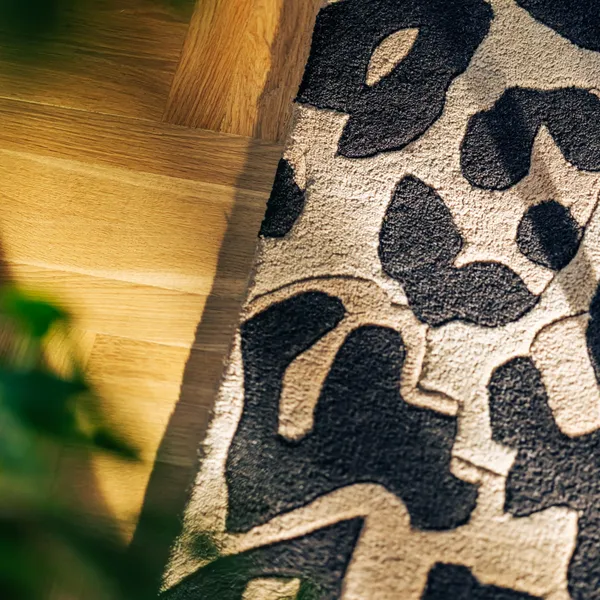 Leopard Tappeto 250x350 cm Marrone