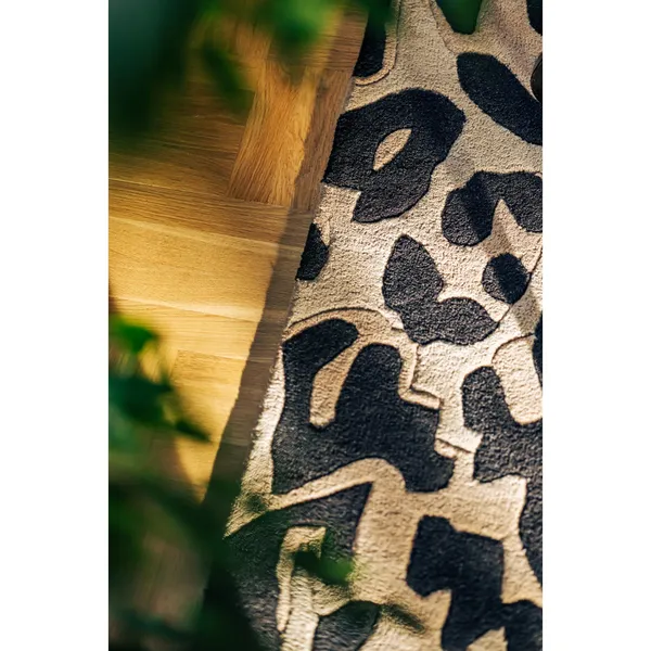 Leopard Tappeto 250x350 cm Marrone