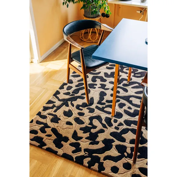 Leopard Tappeto 250x350 cm Marrone