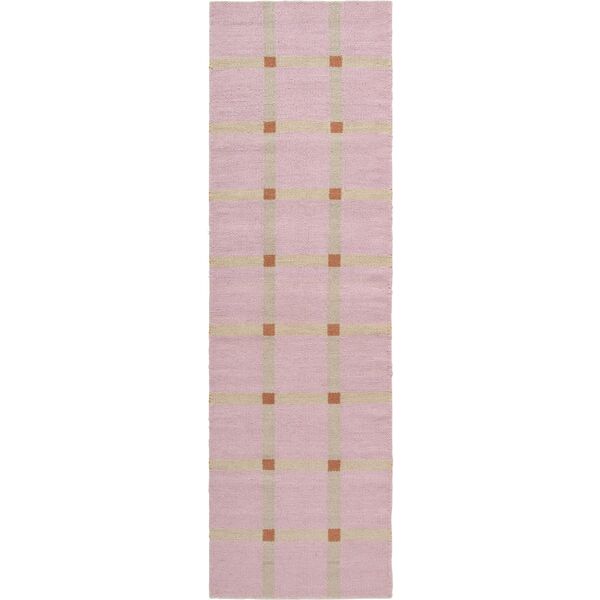 Mosaic Rug 75x250 cm Pink