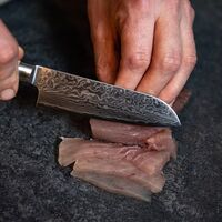 Akio Japanese Universalmesser 13 cm Helles Holz