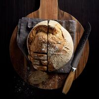 Akio Japanese Brotmesser 20 cm Helles Holz