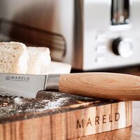 Akio Japanese Brotmesser 20 cm Helles Holz