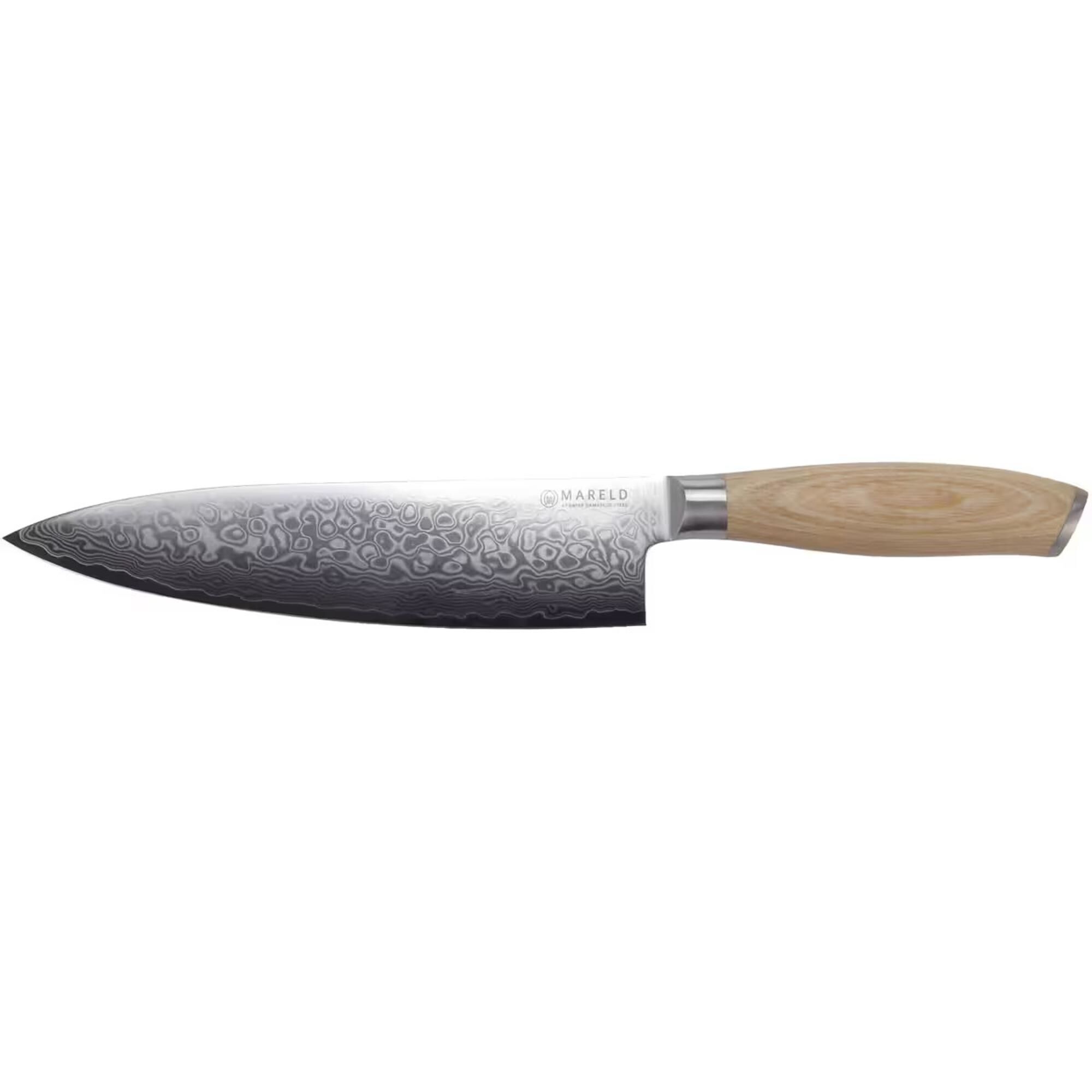 Akio Japanese Couteau de Chef 21 cm Bois Clair