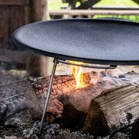 Stegeplade 58 cm Sort