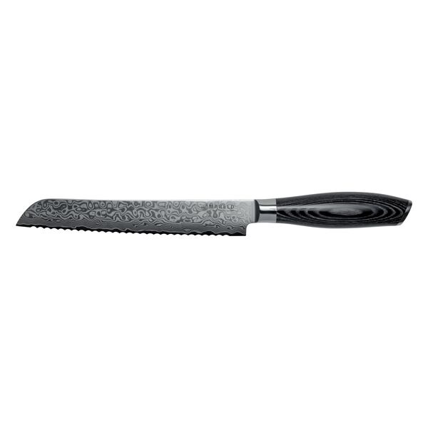 Akio Japanese Bread Knife 20 cm Black