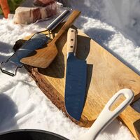 European Santokukniv 18 cm Sort