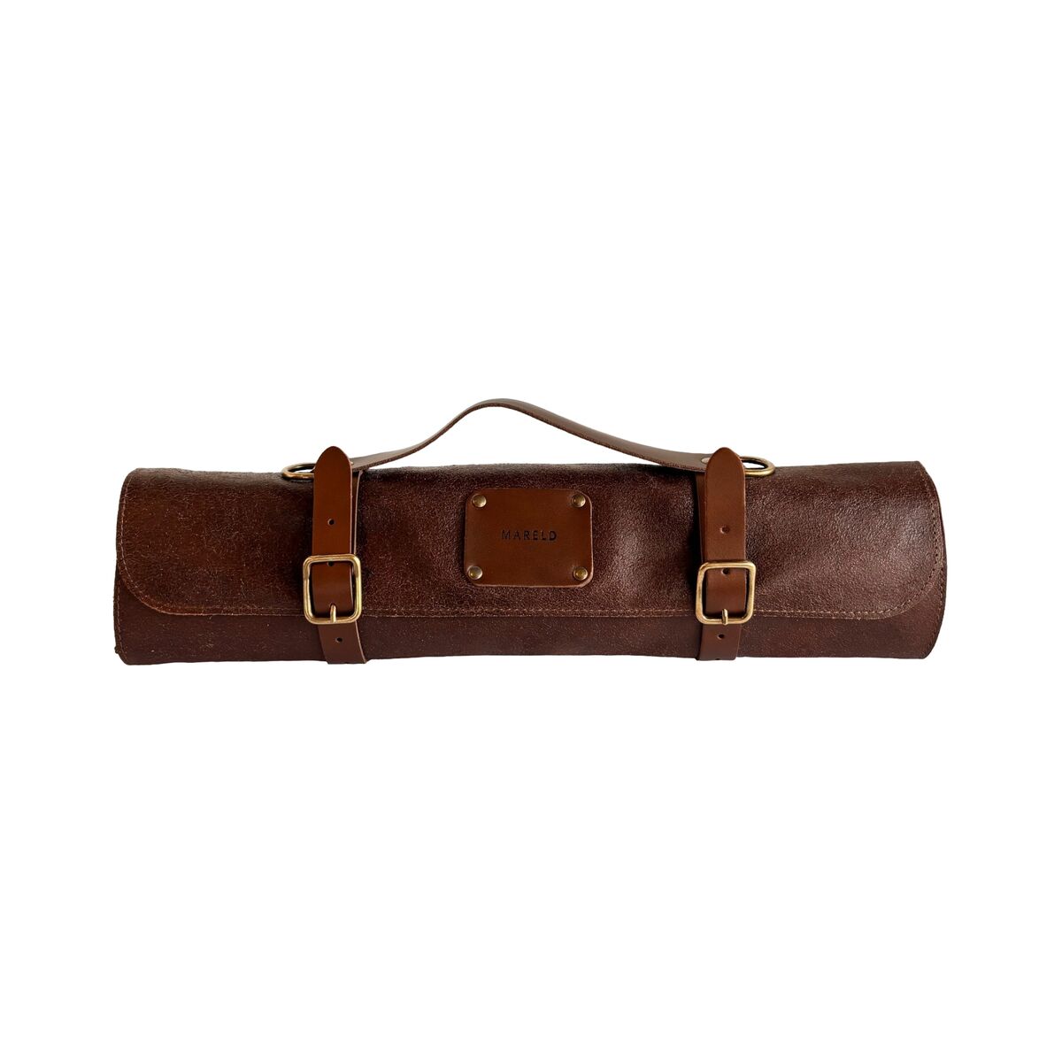 Messertasche mit 7 Fächern , Braun