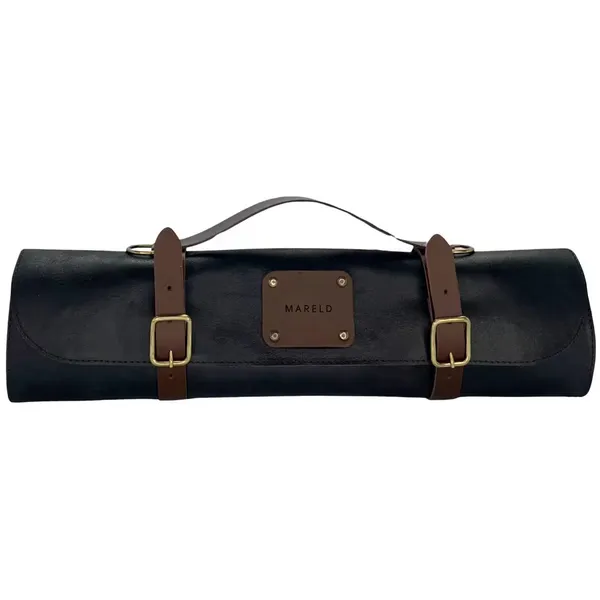 Borsa Per Coltelli con 7 Scomparti Nero