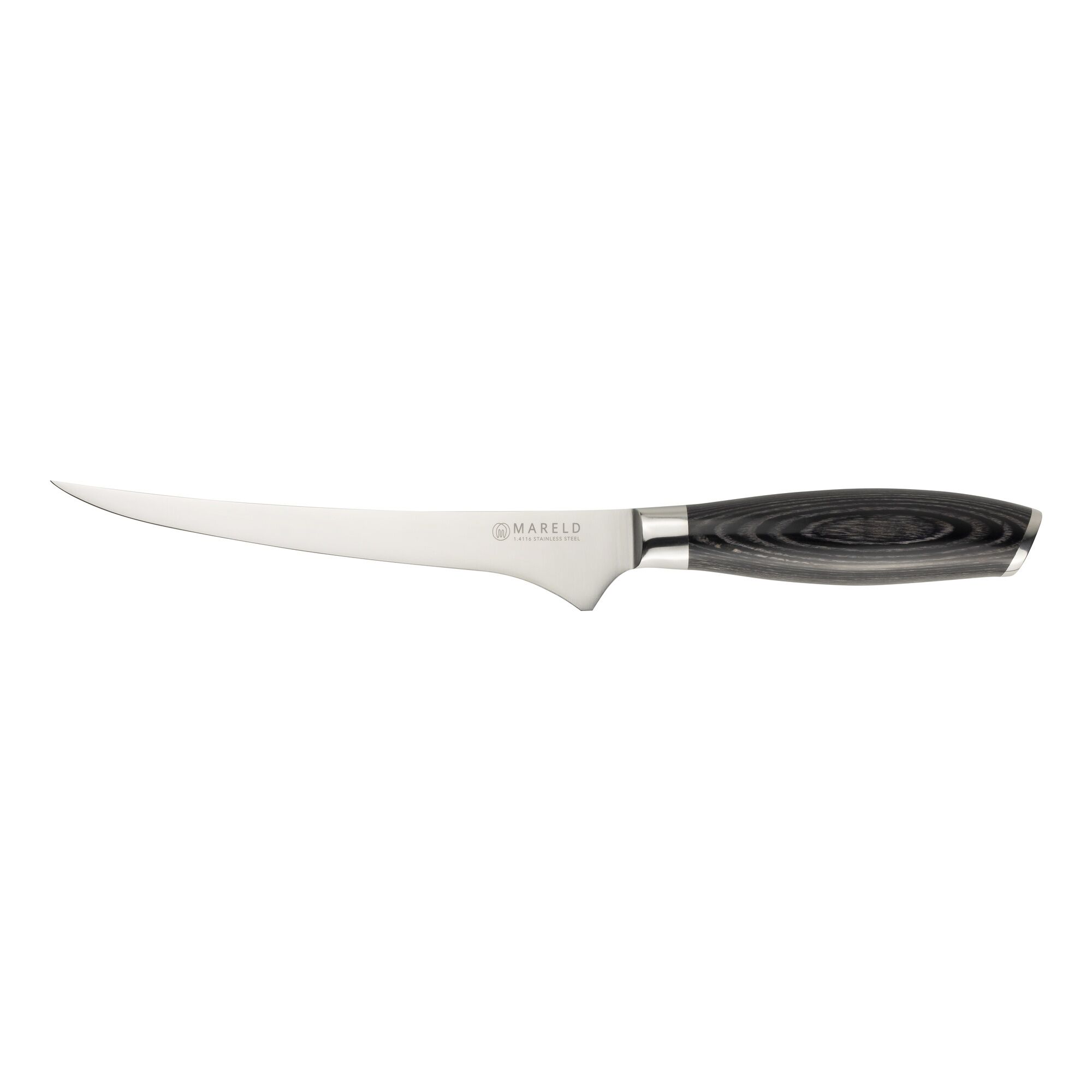 Akio Japanese Couteau à Filet Flexible 19 cm Noir