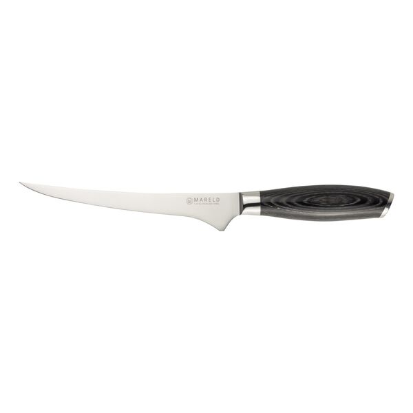 Akio Japanese Couteau à Filet Flexible 19 cm Noir