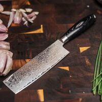 Akio Nakiri Japanese Vegetable Knife 17 cm Black