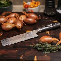 Akio Nakiri Japanese Vegetable Knife 17 cm Black