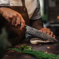 Akio Japanese Olive Ground Chef’s Knife 21 cm Black